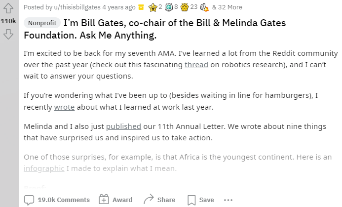 bill gates ama